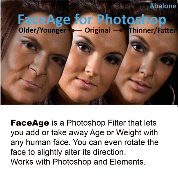 FaceAge Photoshop Filter (WIN/Mac)